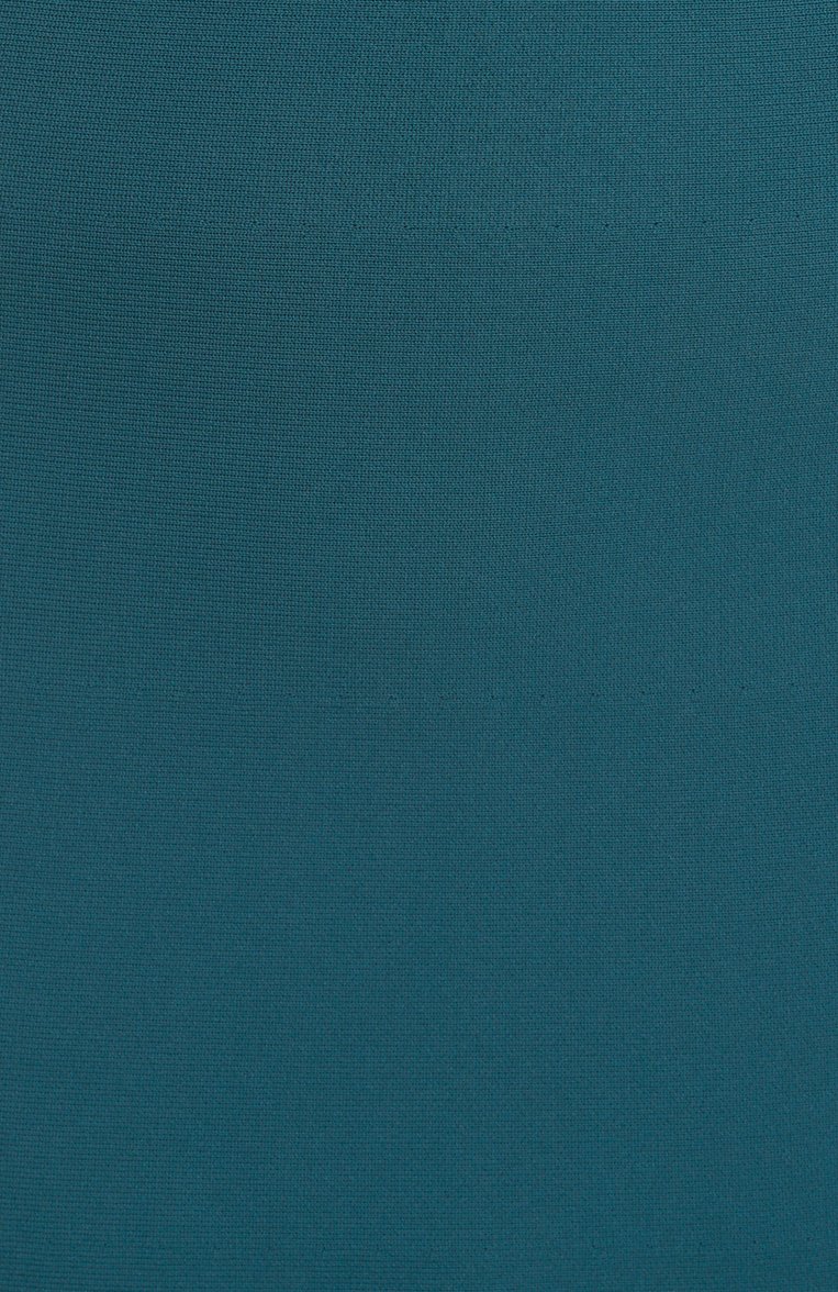 Женская юбка JIL SANDER бирюзового цвета, арт. J03MA0236/J19155 | Фото 6 (Автоматизация состава: Проставлено; Автоматизация ТО: Проставлено; Материал внешний: Синтетический материал; Длина Ж (юбки, п�латья, шорты): До колена; Стили: Кэжуэл; Женское Кросс-КТ: Юбка-одежда)
