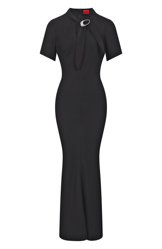Платье из вискозы HUGO 50554051 Чёрный 50554051