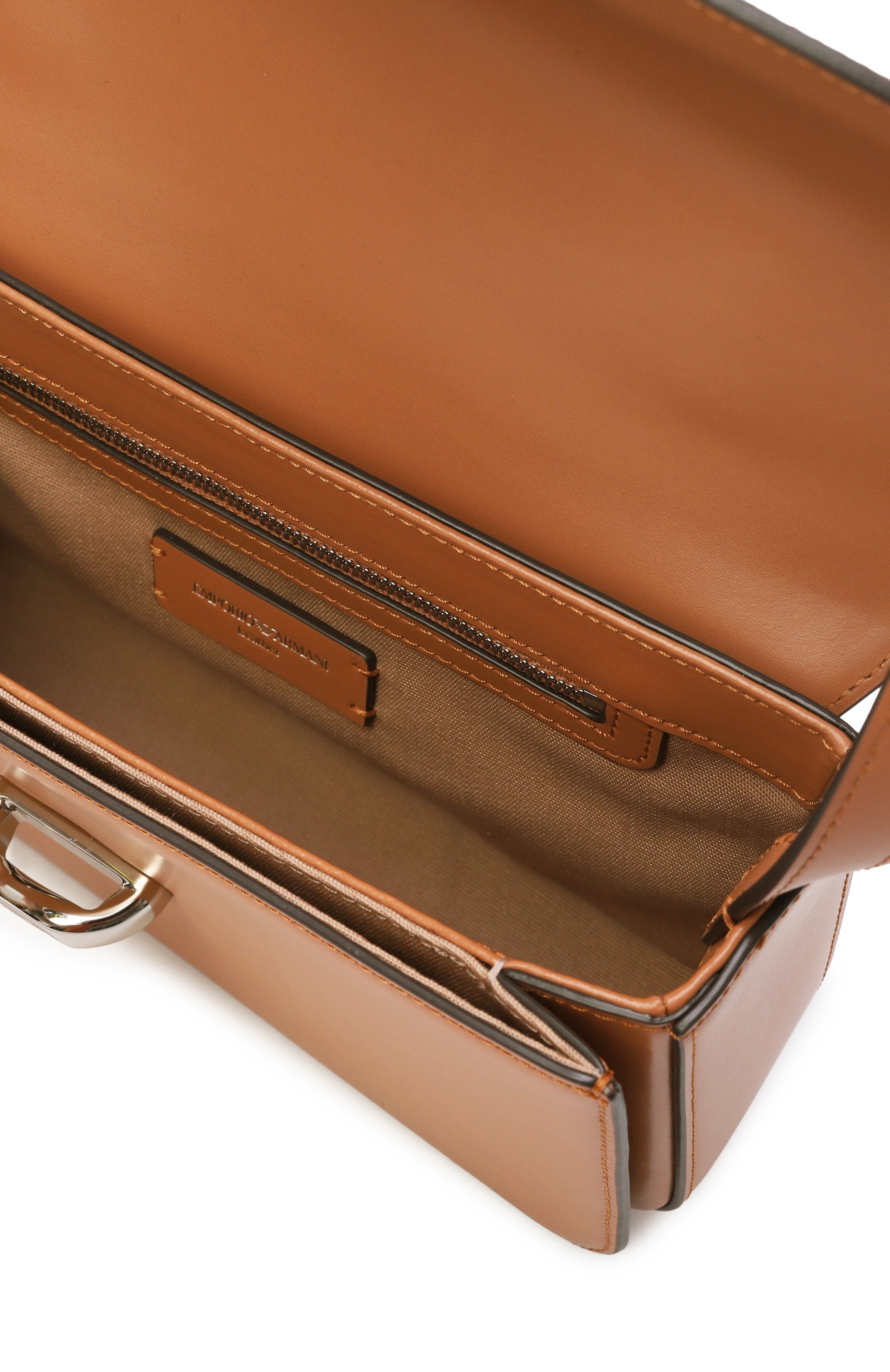 Сумка EMPORIO ARMANI светло-коричневого цвета по цене 68800 руб., арт. EW004419/AF25356, фото 5 Сумка EMPORIO ARMANI, арт. EW004419/AF25356, фото 5