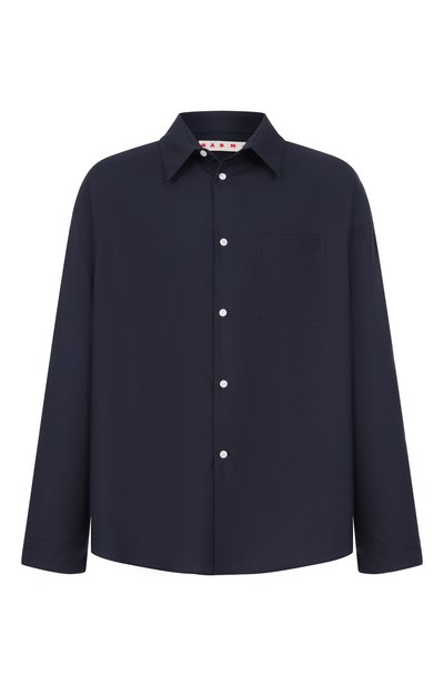 Мужская шерстяная рубашка MARNI, арт. CUMU0061A3/UTW839