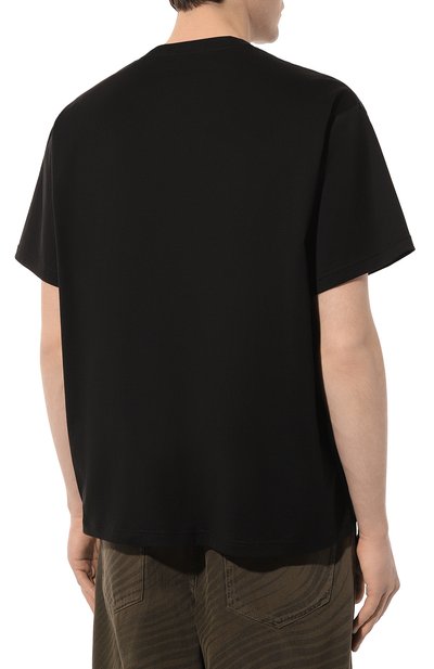 Хлопковая футболка BURBERRY, арт. 8072750, фото 4