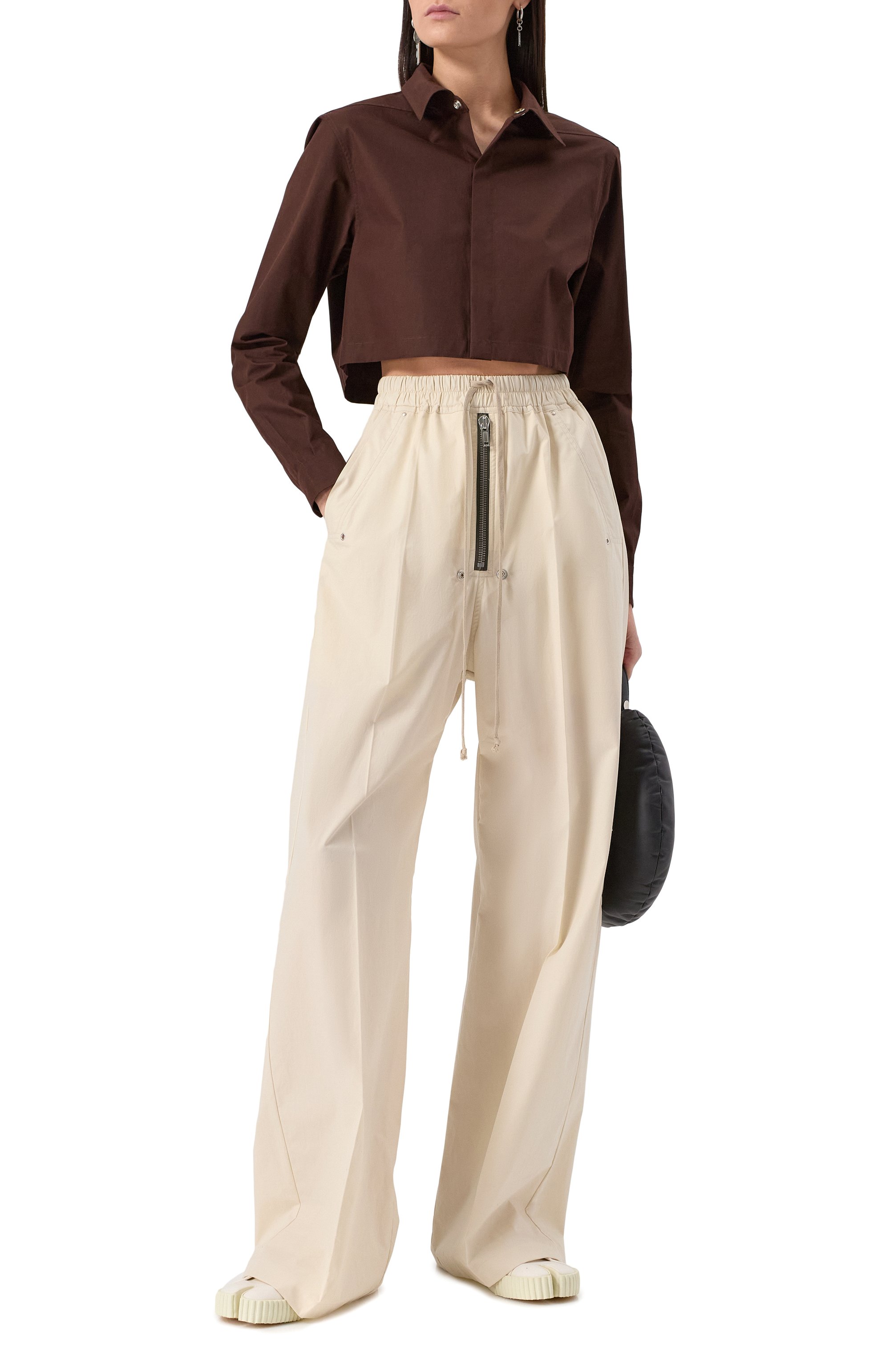 Хлопковые брюки RICK OWENS, арт. RP01E7361/P, фото 2