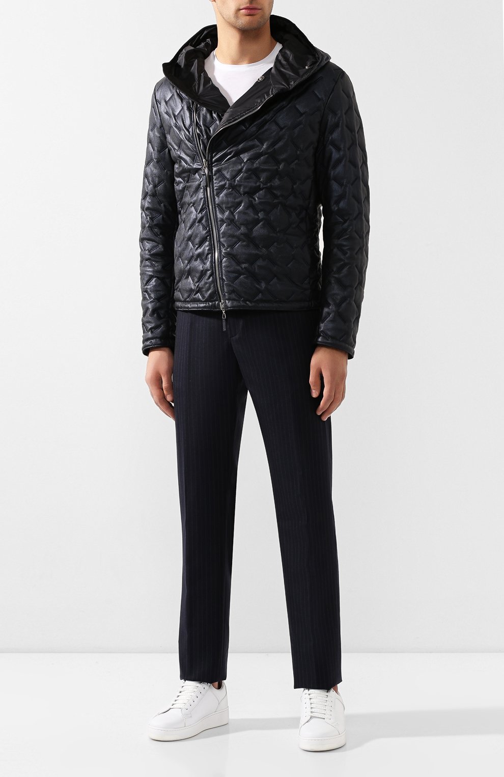 Двусторонняя кожаная куртка EMPORIO ARMANI, арт. 41R33P/41P39, фото 2