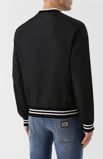 Бомбер на молнии с эластичными манжетами DOLCE & GABBANA, арт. G9LM4T/G700W, фото 4