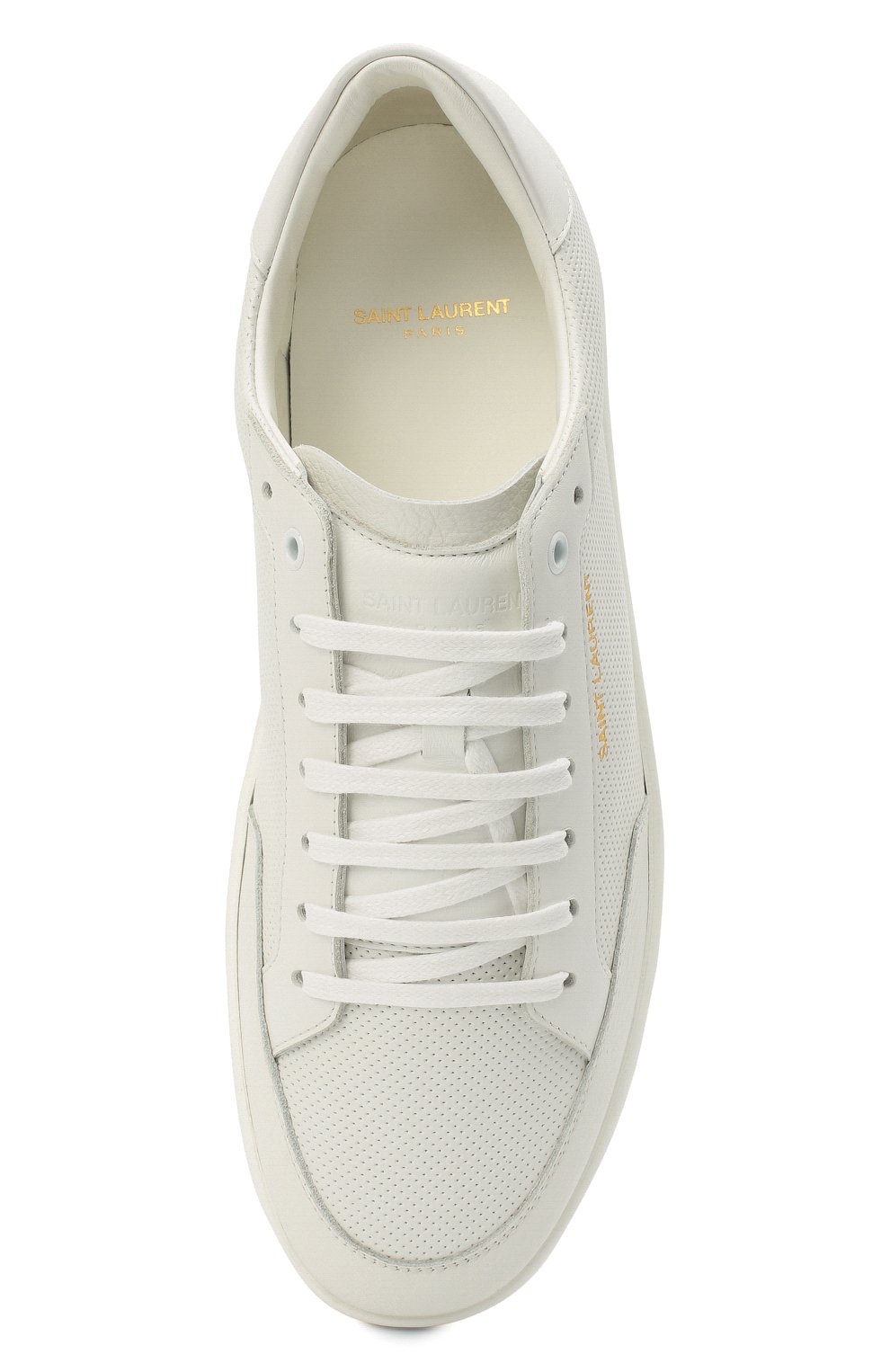 Кожаные кеды court classic sl/10 SAINT LAURENT, арт. 603223/1JZ10, фото 6