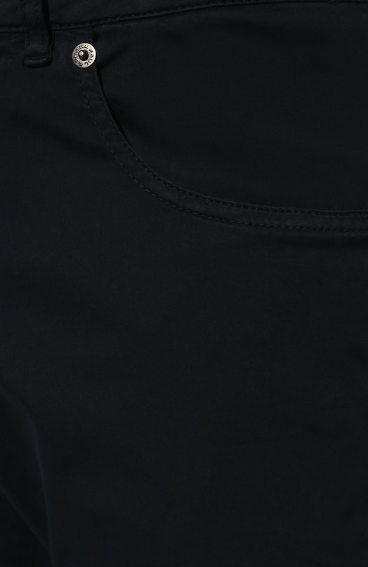 Брюки из хлопка и шелка Paul&Shark 22414044/ILH Синий  22414044/ILH Фото 5