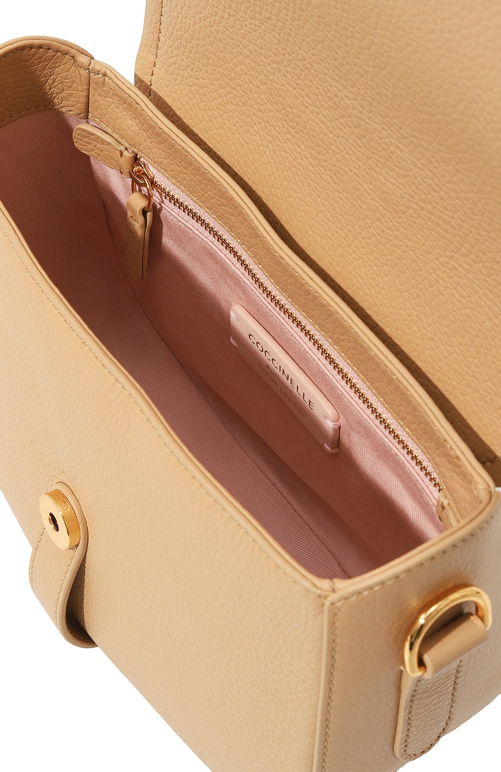 Сумка magalu COCCINELLE бежевого цвета по цене 36000 руб., арт. E1 PDF 15 02 01, фото 5 Сумка magalu COCCINELLE, арт. E1 PDF 15 02 01, фото 5