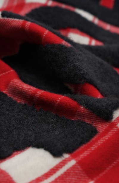 Шерстяной шарф JW ANDERSON красного цвета по цене 49950 руб., арт. SA0011/FA0501, фото 3 Шерстяной шарф JW ANDERSON, арт. SA0011/FA0501, фото 3