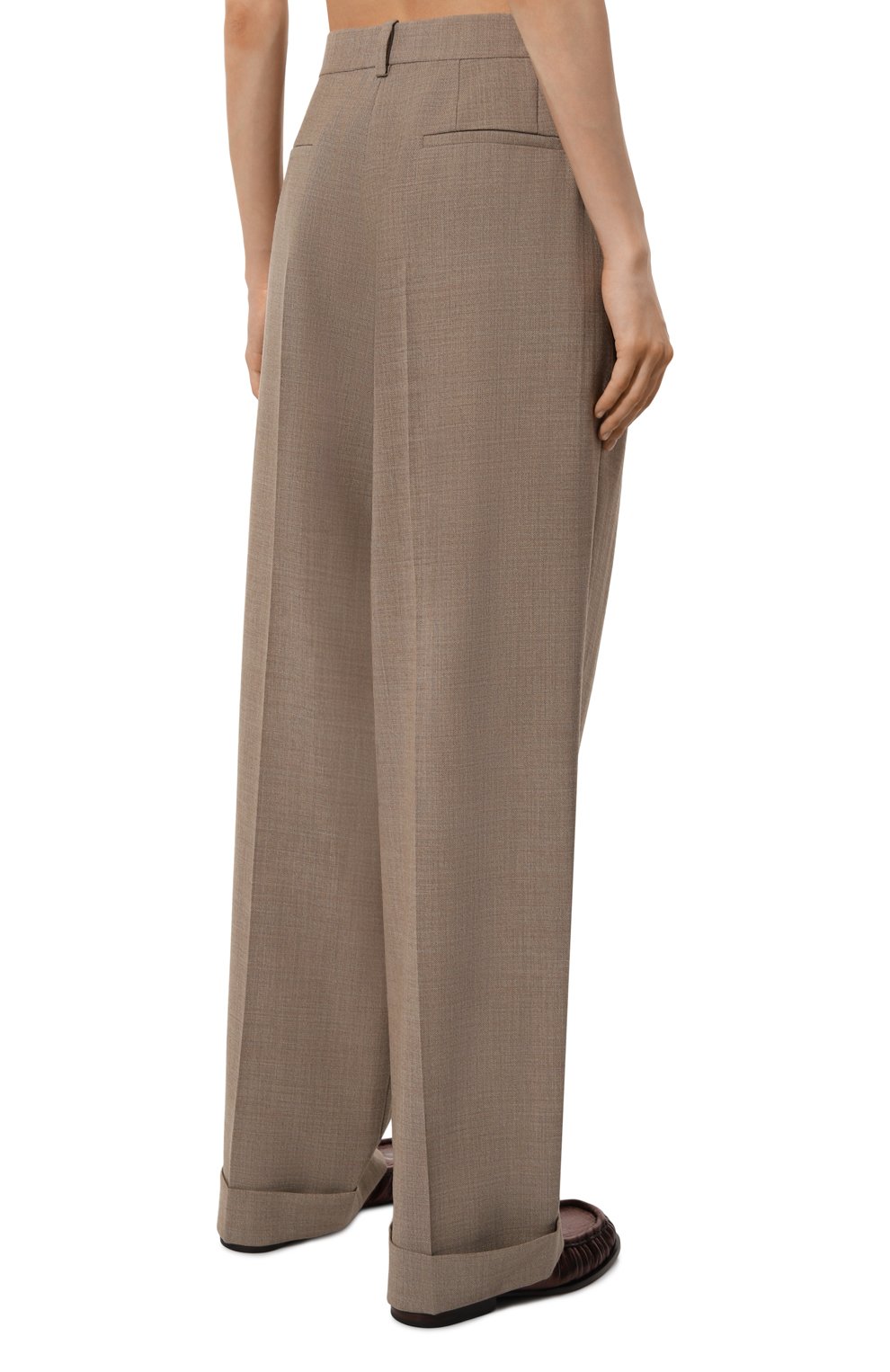 Шерстяные брюки THE ROW, арт. 7936W2877, фото 4