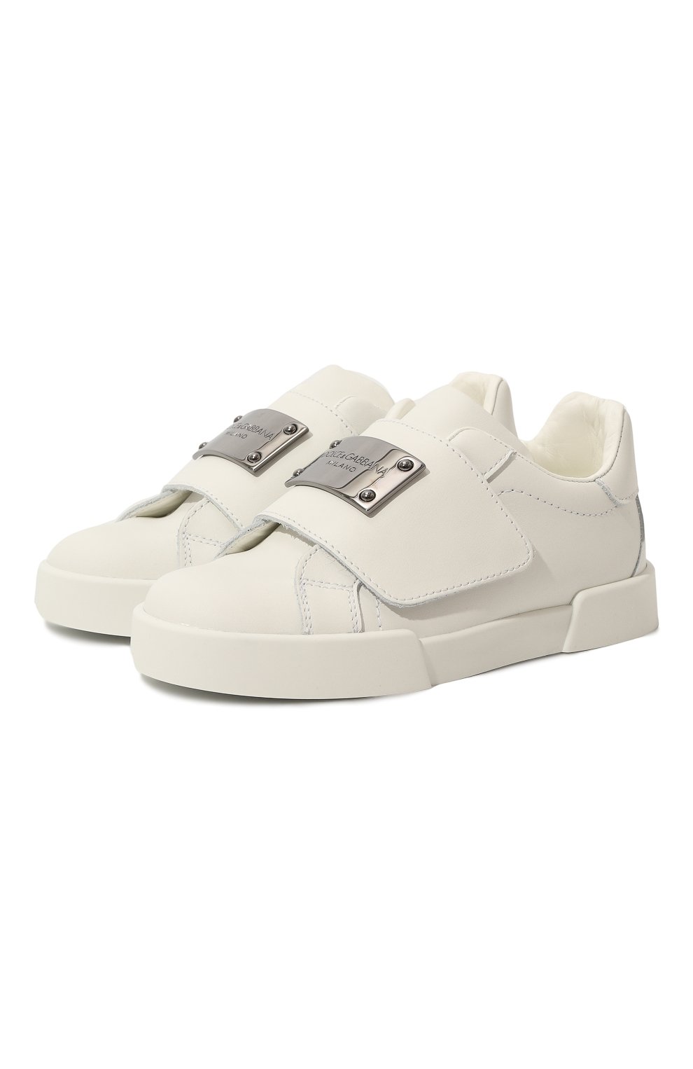 Кожаные кеды DOLCE & GABBANA, арт. DA5156/A3444/29-36, фото 1