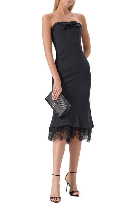 Клатч Curve Jimmy Choo AVN CURVE CLUTCH/HBU Чёрный  AVN CURVE CLUTCH/HBU Фото 7