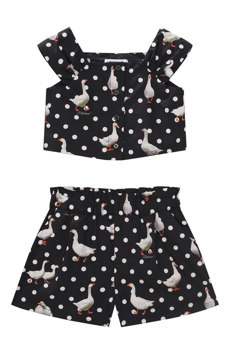 Комплект из топа и шорт MOSCHINO, арт. HDG01I/LLB49/4-8, фото 1