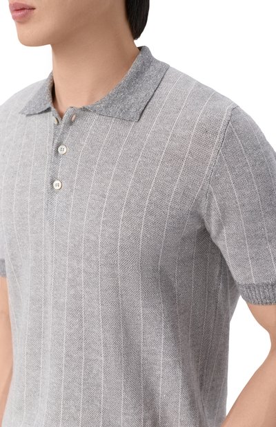 Поло изо льна и хлопка GRAN SASSO, арт. 57116/18662, фото 5