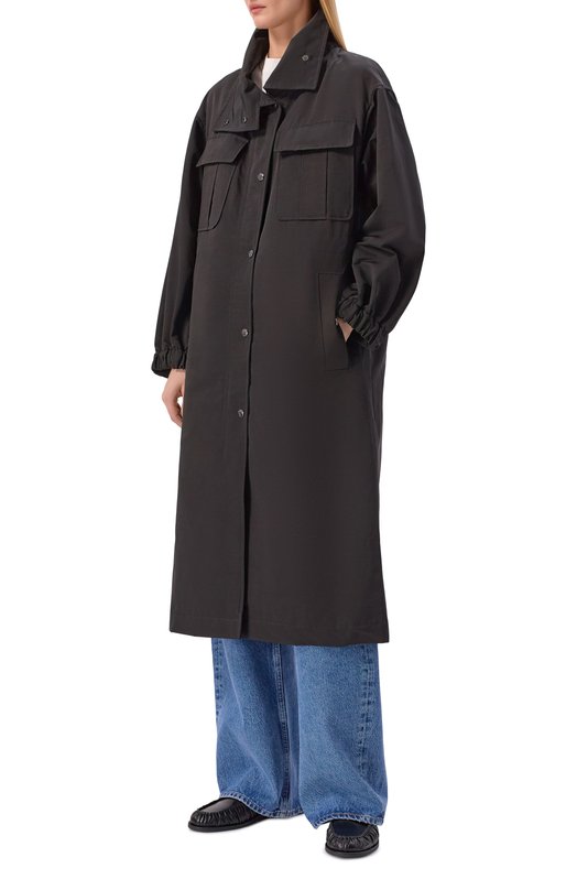 Хлопковый плащ Bogner 36121193 Чёрный  36121193 Фото 3