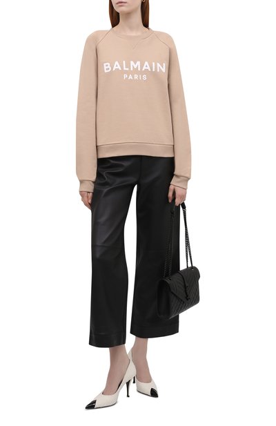 Хлопковый свитшот BALMAIN, арт. XF1JQ001/BB02, фото 2