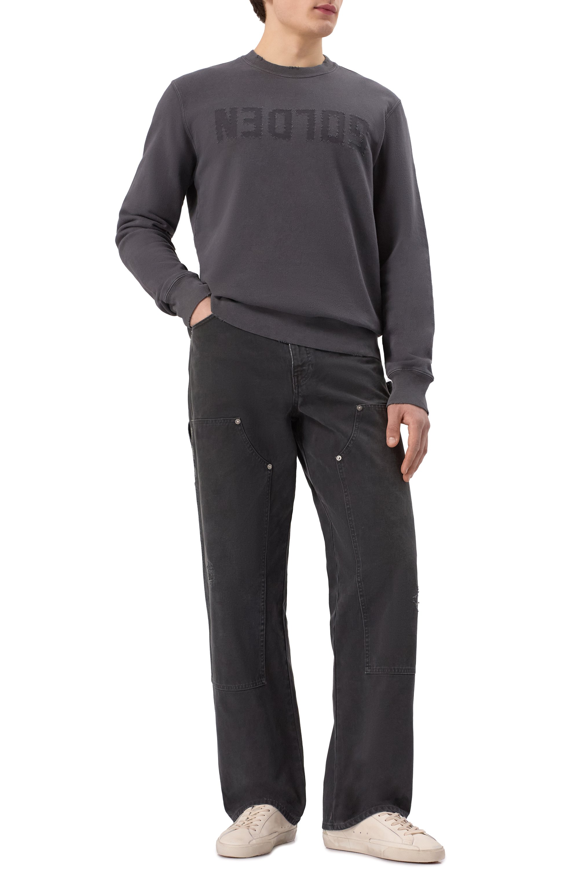 Кожаные кеды super-star GOLDEN GOOSE DELUXE BRAND, арт. GMF00102.F005359, фото 2