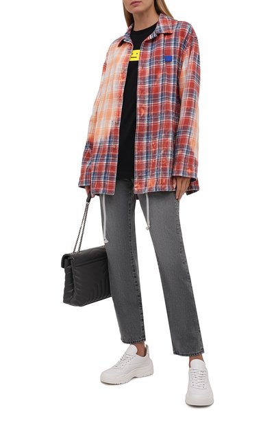 Хлопковая футболка ACNE STUDIOS, арт. CL0101/W, фото 2