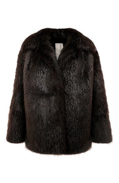 Шуба из меха бобра COLOR TEMPERATURE, арт. Боб-6/504, фото 1