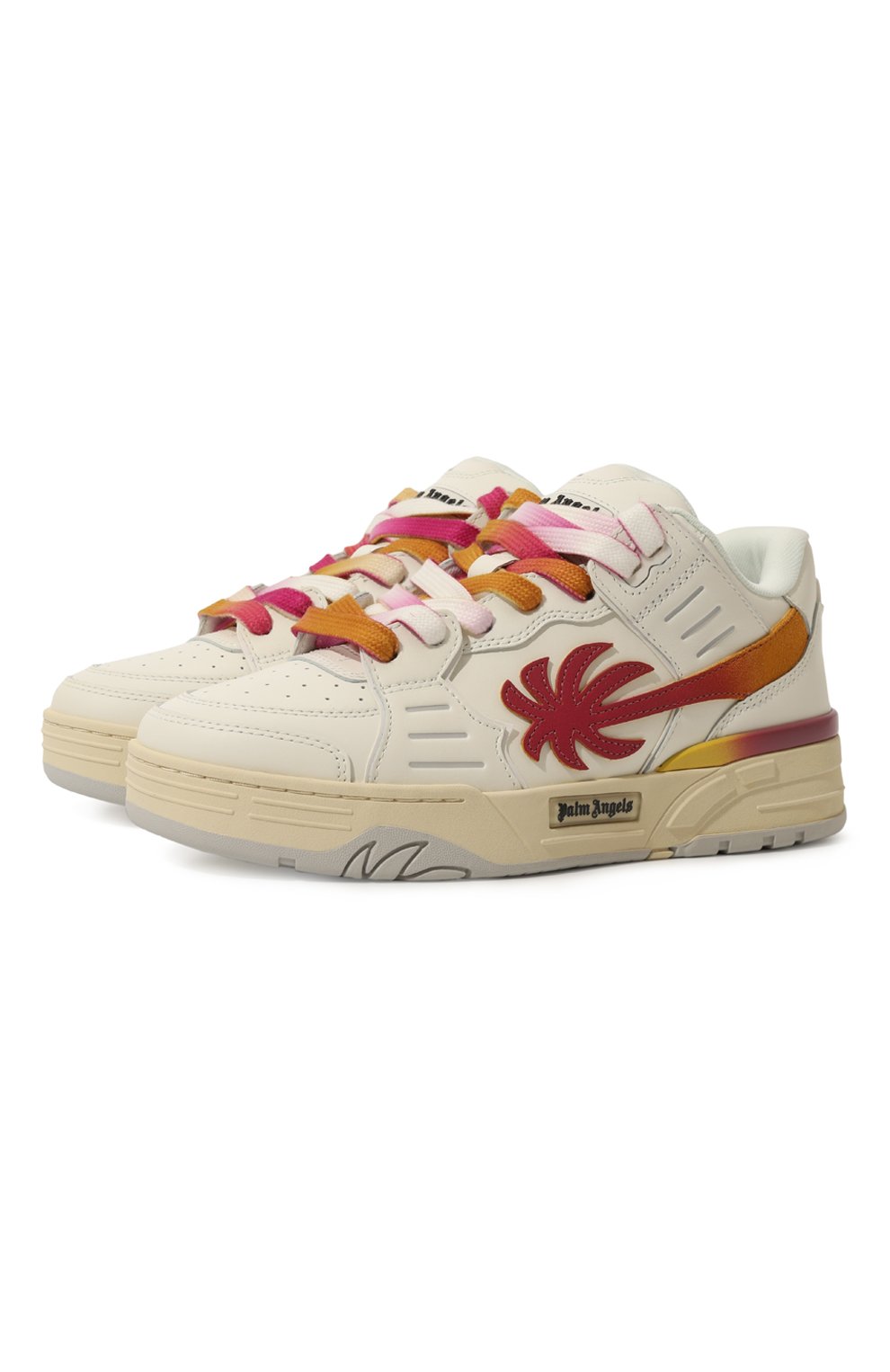 Кожаные кеды venice PALM ANGELS, арт. PWIA065F24LEA003, фото 1