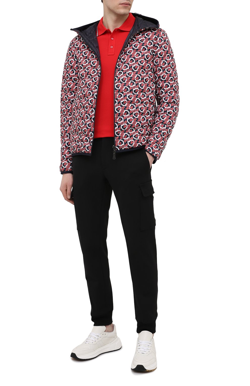 Хлопковое поло MONCLER, арт. G1-091-8A703-00-84556, фото 2