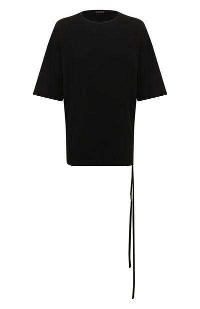 Мужская хлопковая футболка ANN DEMEULEMEESTER, арт. 2402-M-JTS06-33-FA045-099