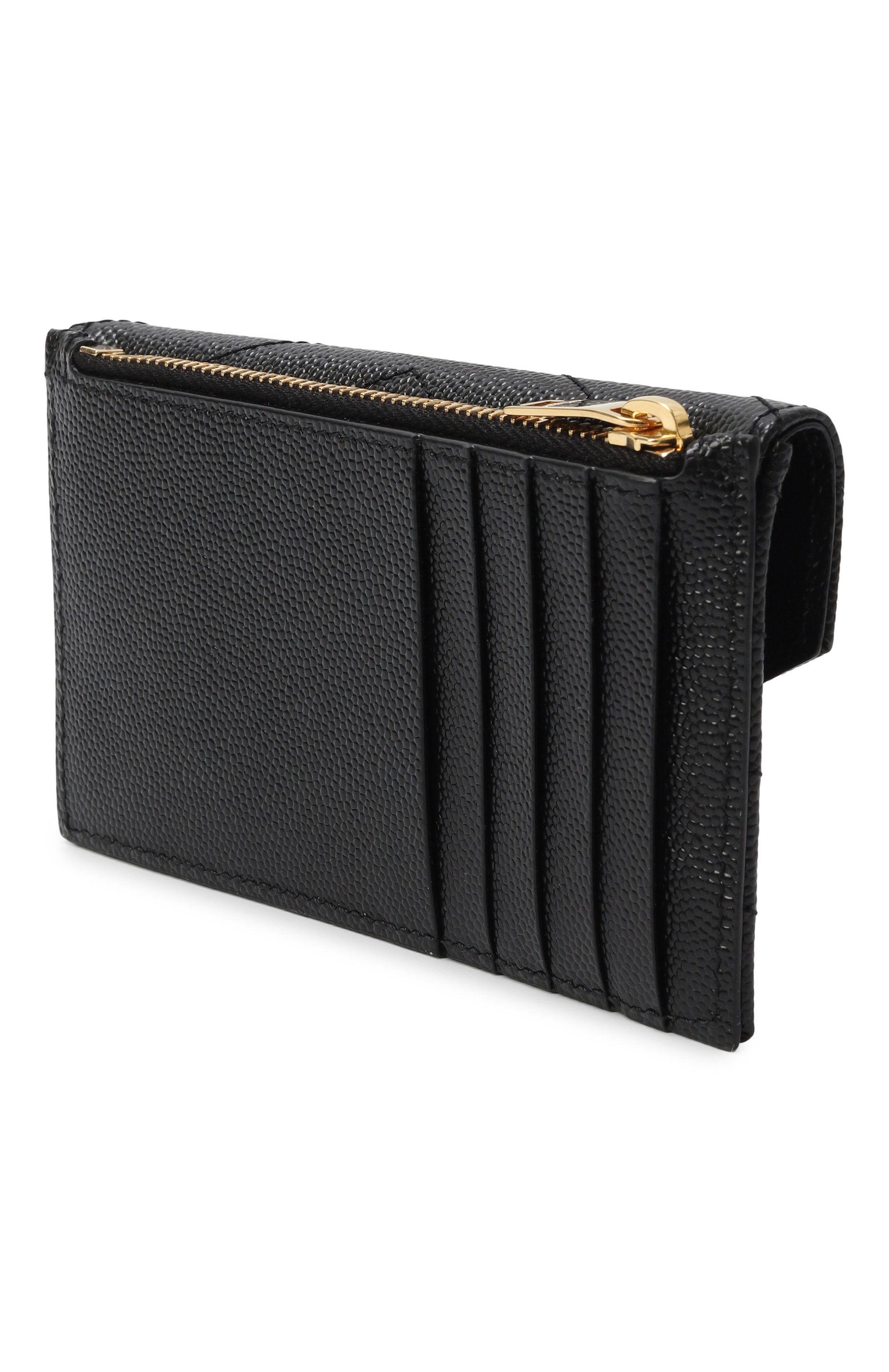 Кожаный футляр для кредитных карт SAINT LAURENT, арт. 612808/B0W01, фото 2