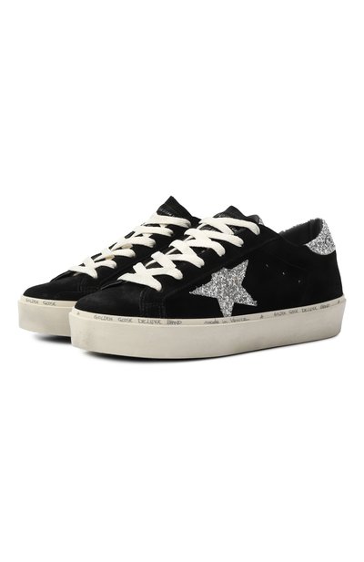 Женские замшевые кеды hi star GOLDEN GOOSE DELUXE BRAND, арт. GWF00118.F006389
