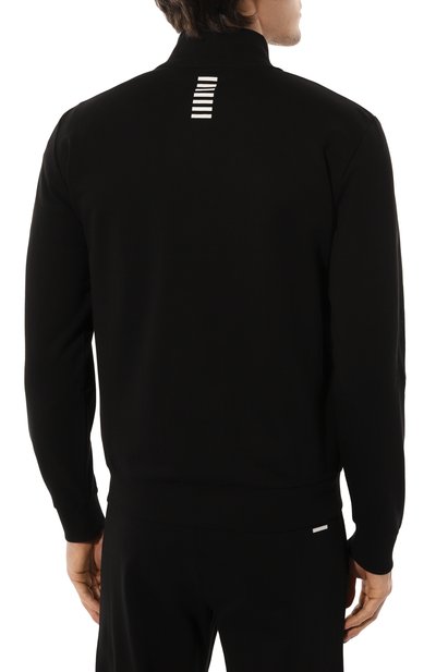 Хлопковый спортивный костюм EA7 черного цвета по цене 19950 руб., арт. 8NPV61/PJVRZ, фото 3 Хлопковый спортивный костюм EA7, арт. 8NPV61/PJVRZ, фото 3