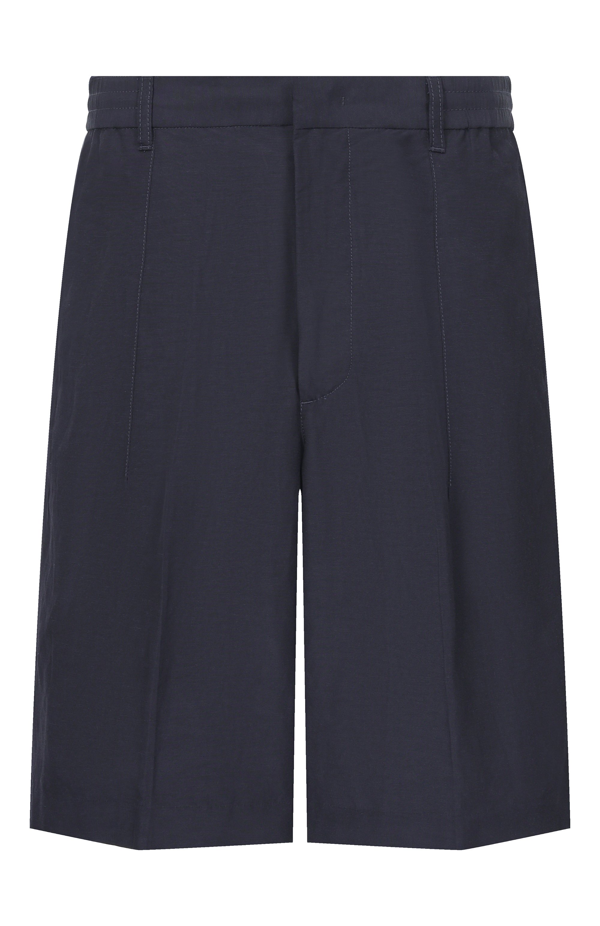 Шорты из вискозы и льна EMPORIO ARMANI, арт. EM005874/AF13812, фото 1