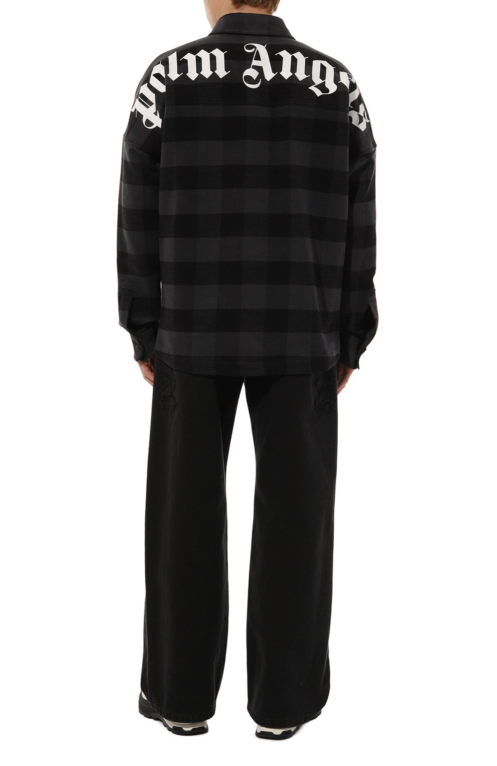 Хлопковая рубашка PALM ANGELS, арт. PMES002C99FAB001, фото 2