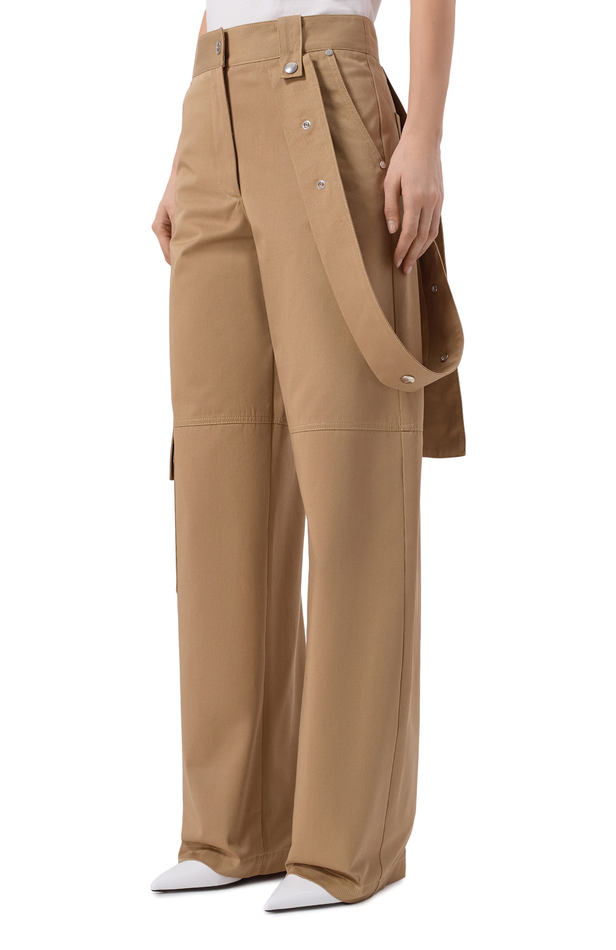 Хлопковые брюки-карго MSGM, арт. 4041MDP06/267104, фото 3