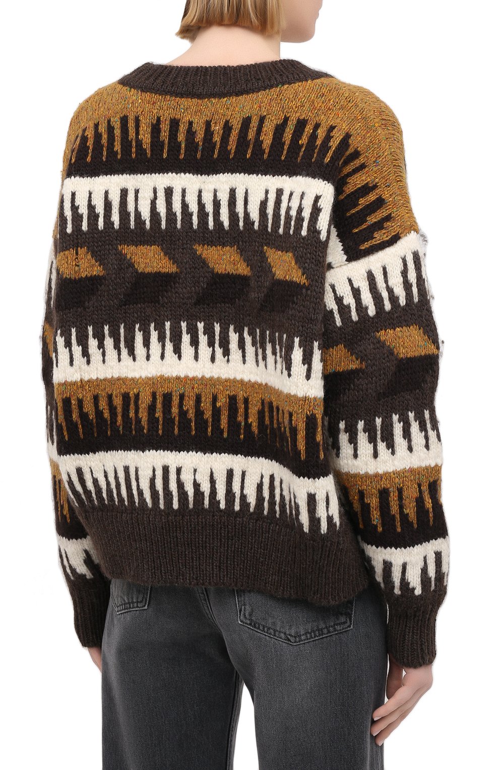 Шерстяной свитер ISABEL MARANT ETOILE, арт. PU1351-20A082E/SIENNA, фото 4
