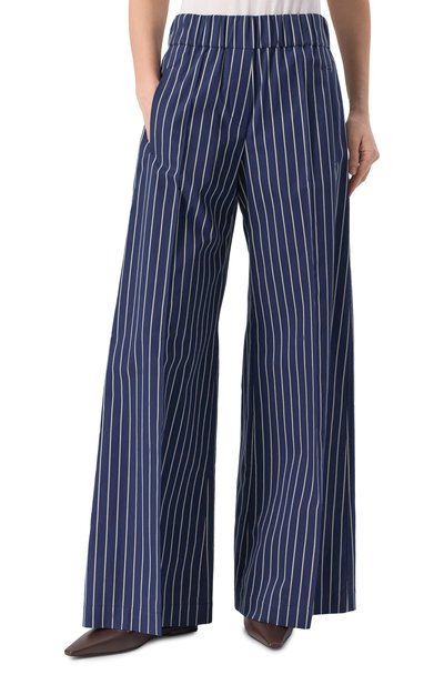 Брюки из хлопка и шелка BRUNELLO CUCINELLI, арт. MH541P8835, фото 3