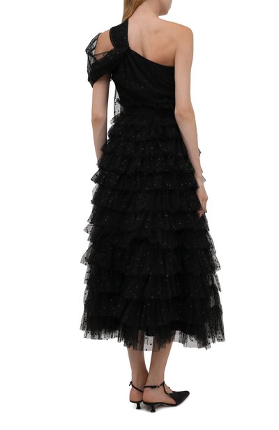 Платье REDVALENTINO черного цвета по цене 208000 руб., арт. WR3VABL5/5YP, фото 4 Платье REDVALENTINO, арт. WR3VABL5/5YP, фото 4