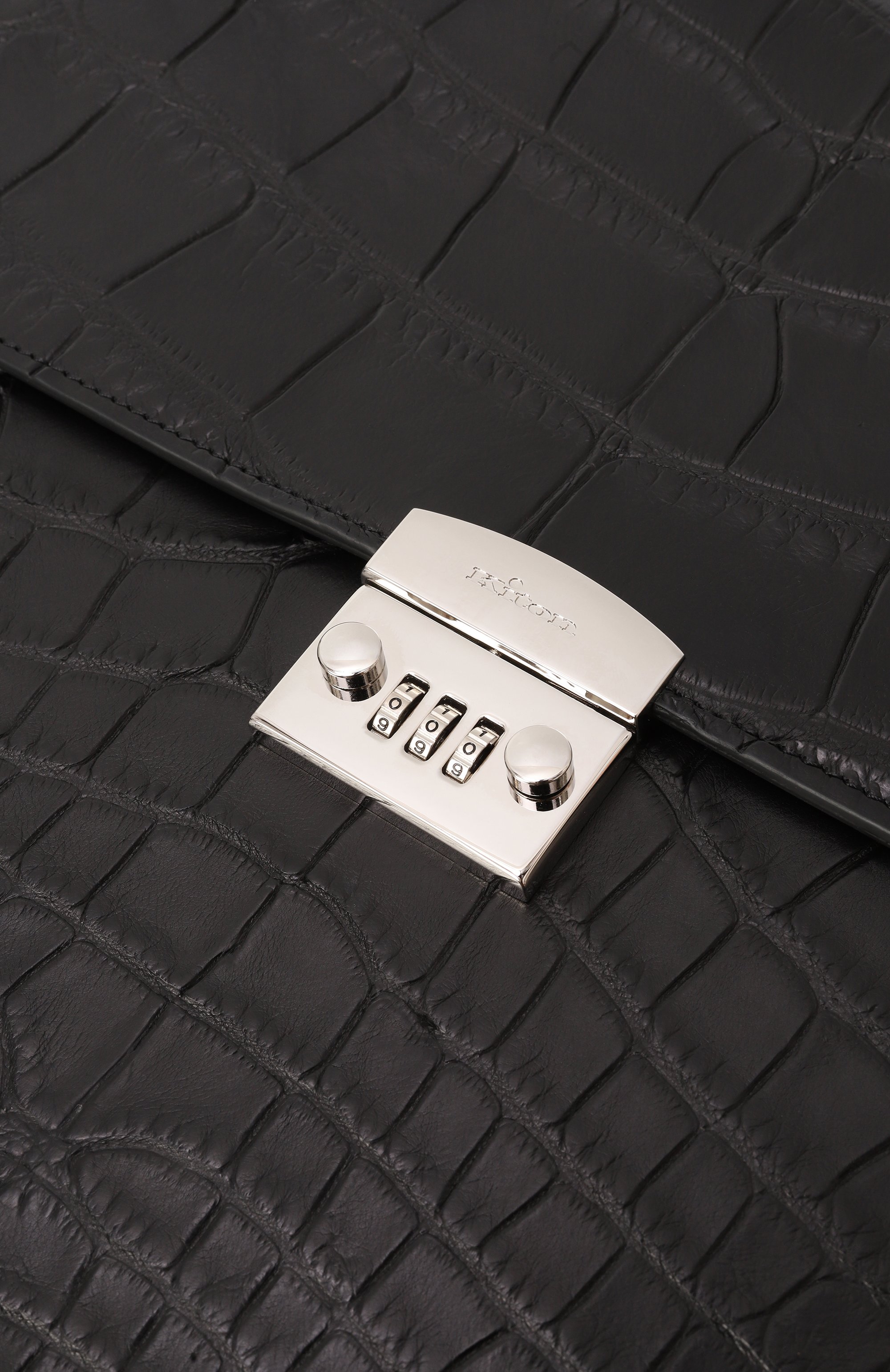 Портфель из кожи аллигатора KITON, арт. UBA0072N0073002000, фото 3