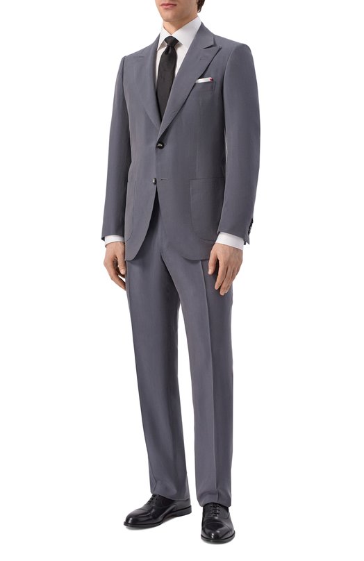 Костюм из лиоцелла и вискозы Kiton UA862H08003 Серый UA862H08003