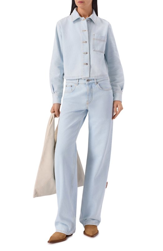 Джинсы Off-White 0WYA069F25DEN002 Голубой  0WYA069F25DEN002 Фото 2