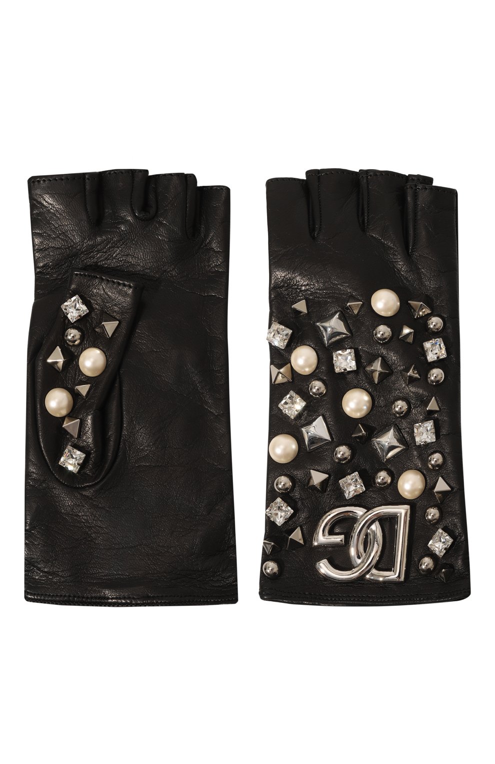 Кожаные перчатки DOLCE & GABBANA, арт. BF0212/AD460, фото 2