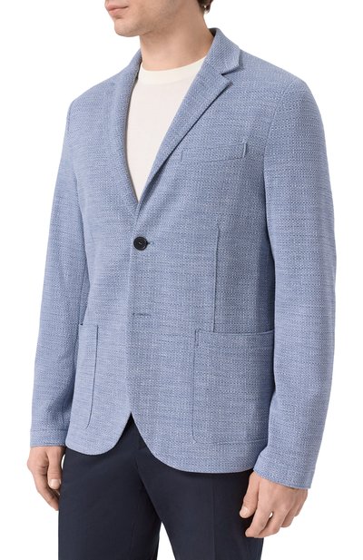 Пиджак из шерсти и шелка HARRIS WHARF LONDON, арт. CL8P22PPM/PPM, фото 3