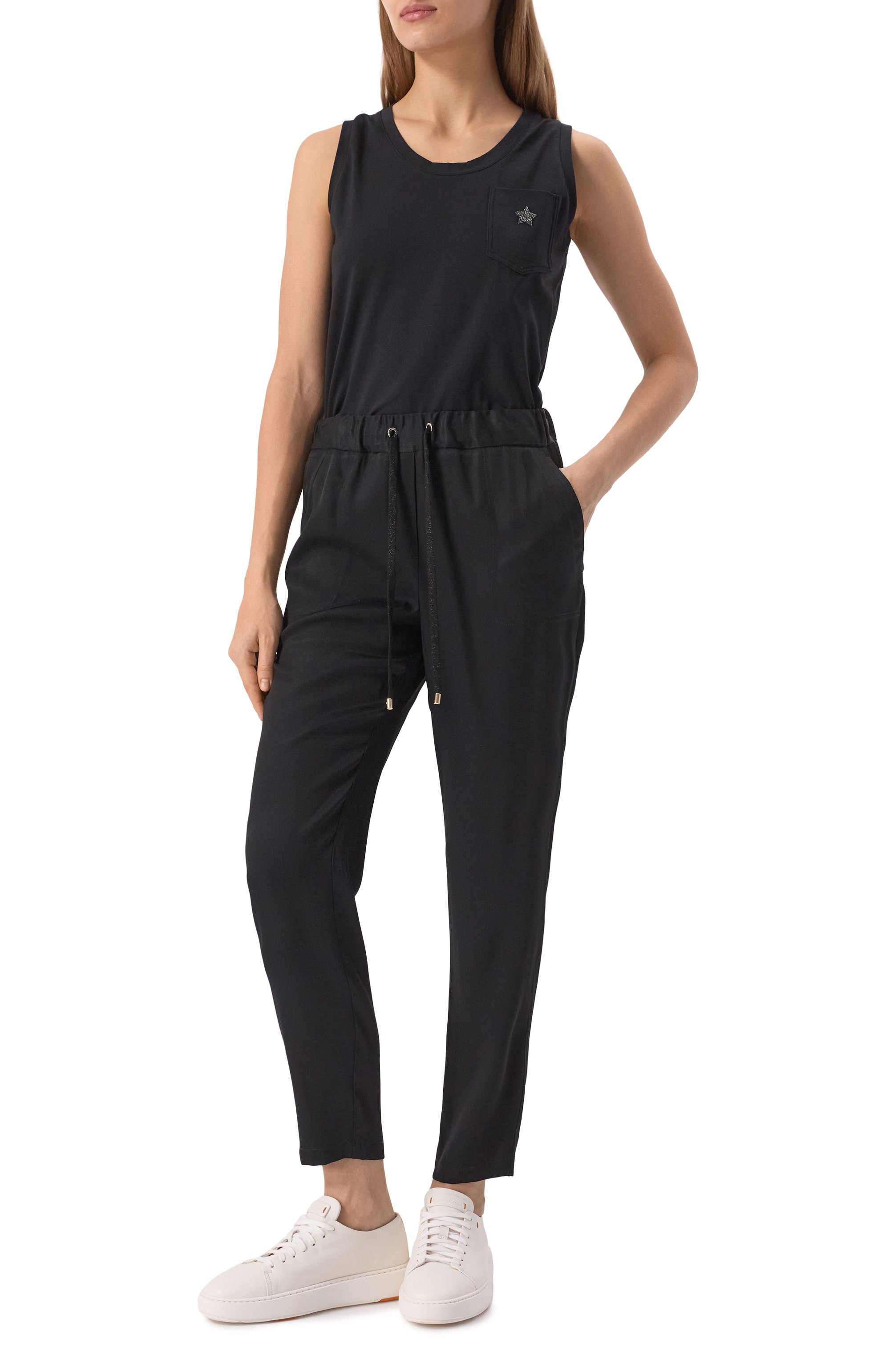 Хлопковый топ LORENA ANTONIAZZI, арт. TS21/9999, фото 2