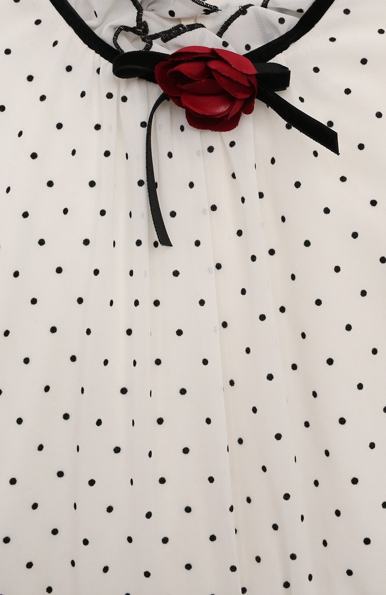 Детское платье DESIGNERS CAT белого цвета, �арт. 100000K01001733/P0IS DRESS/14A-16A | Фото 3 (Материал подклада: Хлопок; Материал сплава: Проставлено; Рукава: Длинные; Материал внешний: Синтетический материал; Драгоценные камни: Проставлено; Девочки Кросс-КТ: Платье-одежда; Случай: Формальный; Ростовка одежда: 16 лет | 164 см)