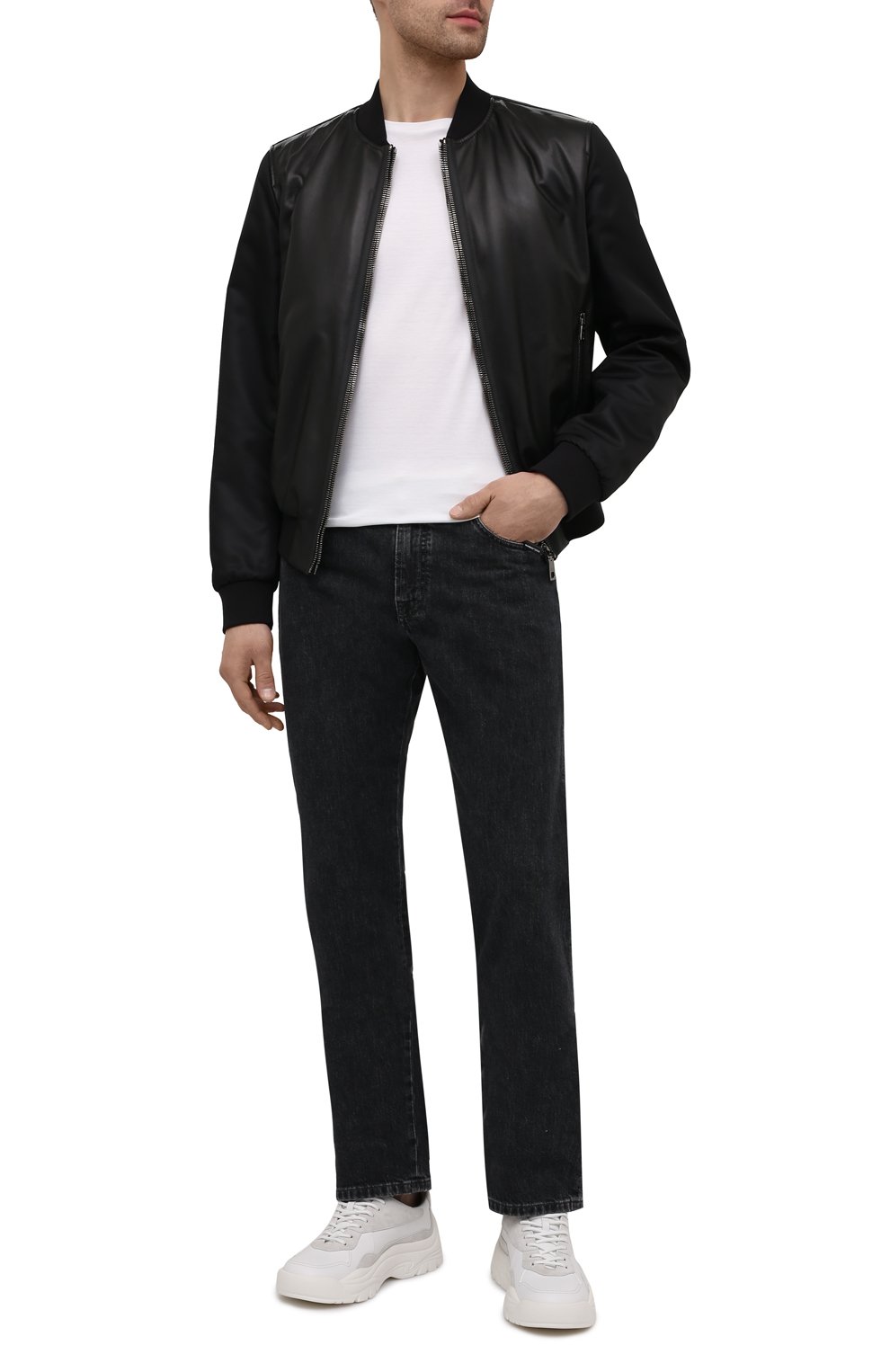 Комбинированный бомбер DOLCE & GABBANA, арт. G9US2L/GE040, фото 2