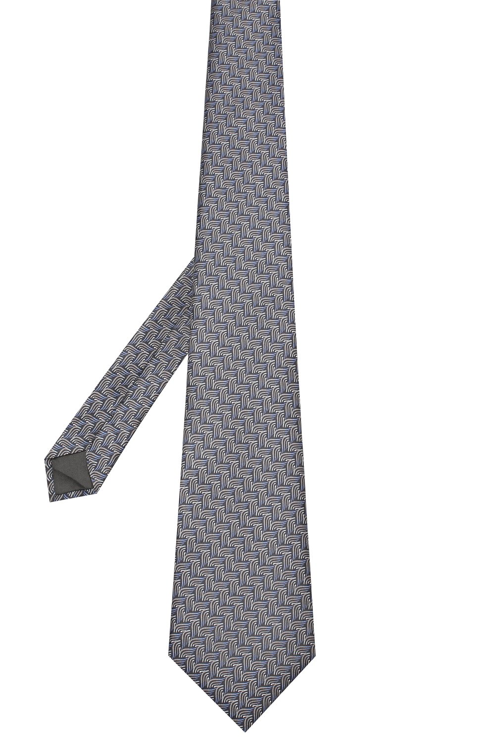 Шелковый галстук LANVIN черного цвета по цене 11350 руб., арт. 2870/TIE, фото 2 Шелковый галстук LANVIN, арт. 2870/TIE, фото 2