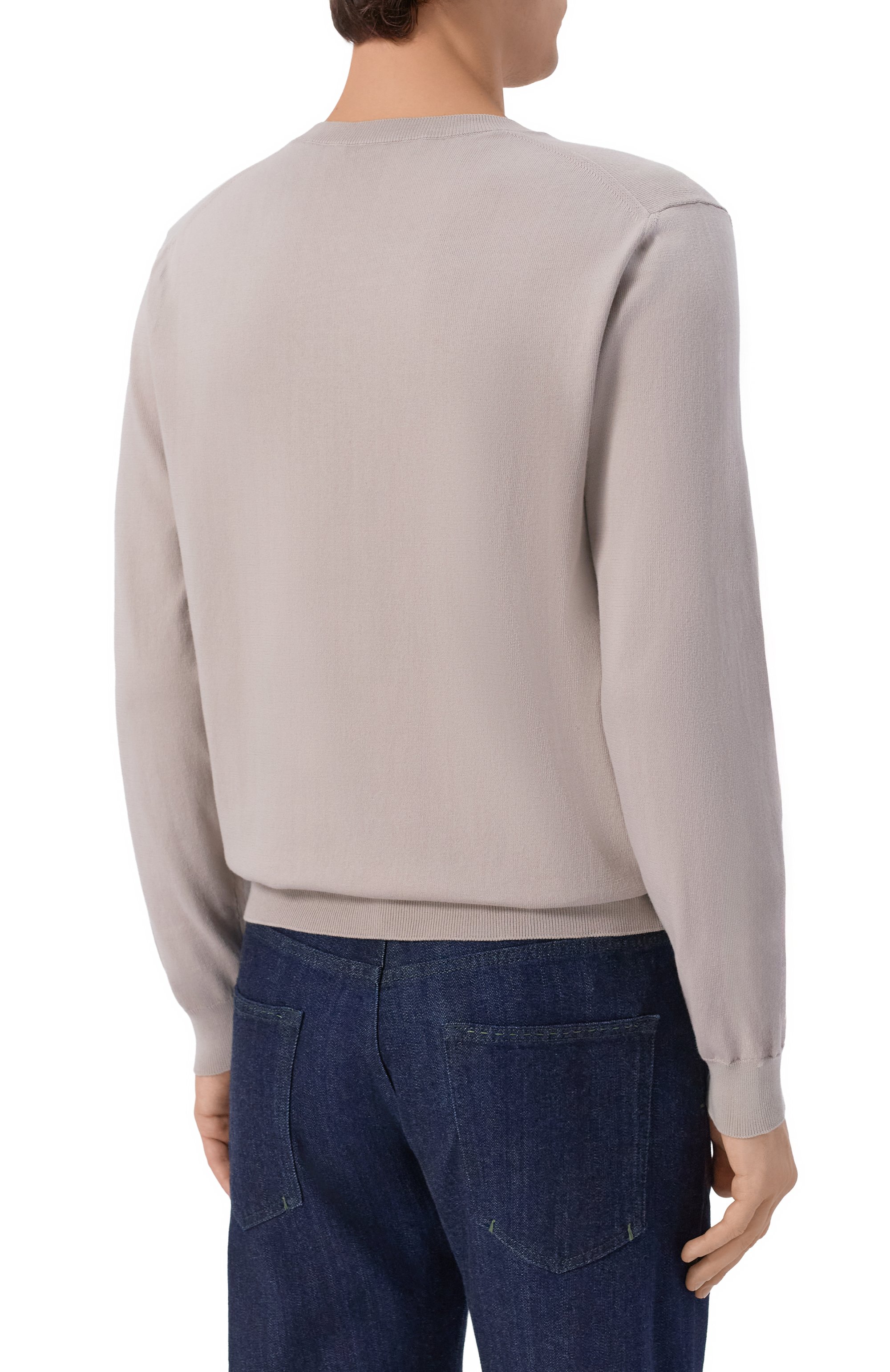 Хлопковый джемпер ANDREA CAMPAGNA, арт. M5425-1000, фото 4