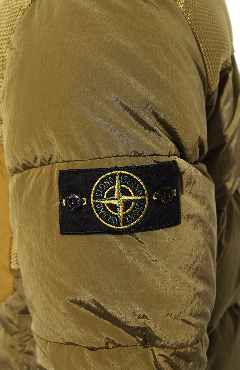 Пуховик STONE ISLAND хаки цвета по цене 151500 руб., арт. 751542840, фото 5 Пуховик STONE ISLAND, арт. 751542840, фото 5