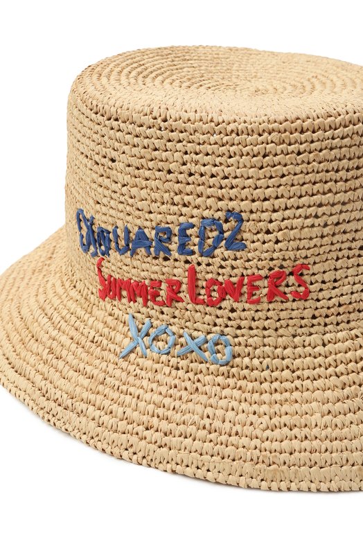Панама из рафии Dsquared2 HAM0092 Бежевый  HAM0092 Фото 4