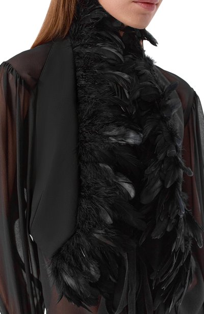 Жилет с отделкой перьями ANN DEMEULEMEESTER, арт. B0014021/FA709, фото 5