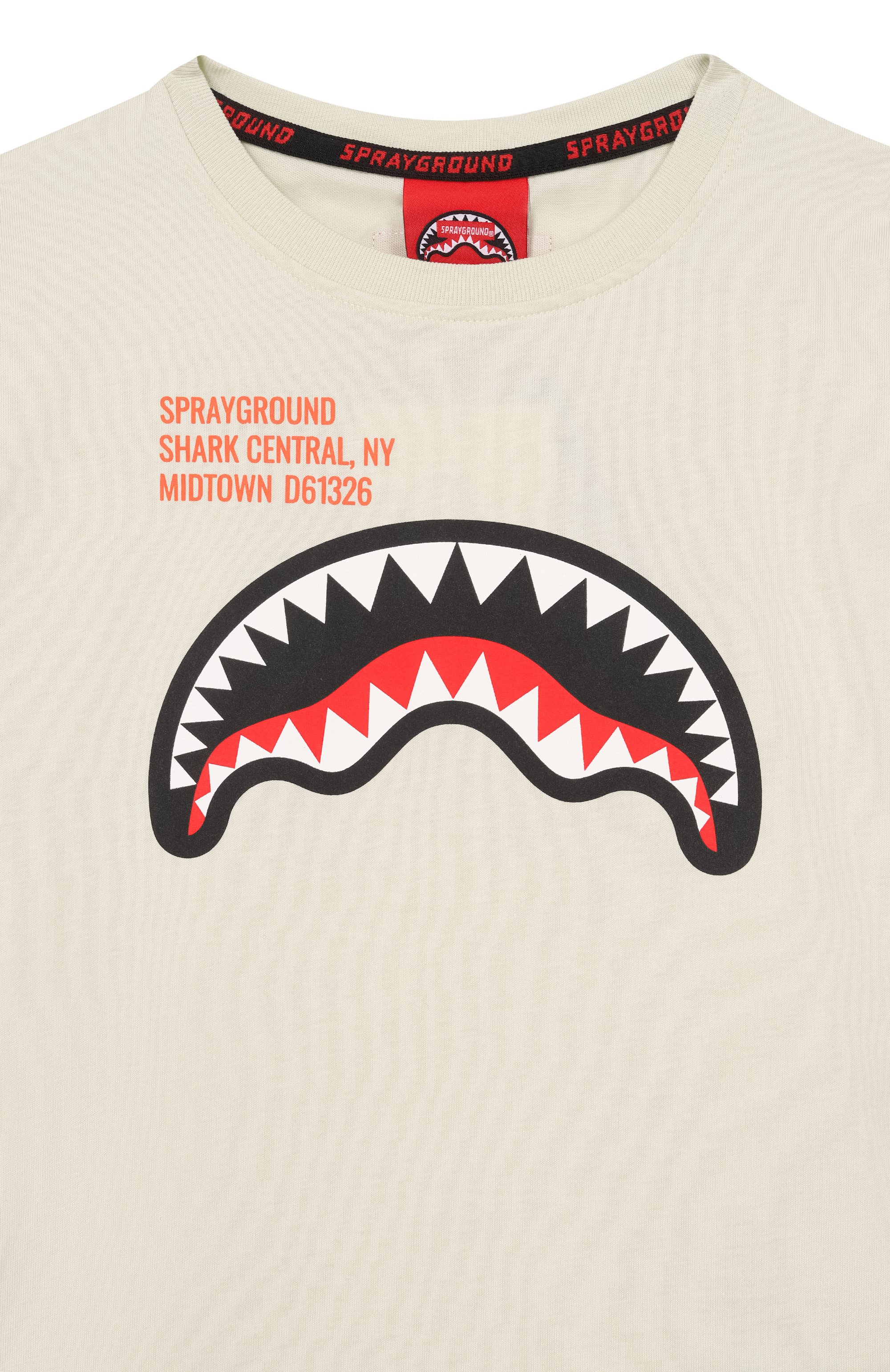 Хлопковая футболка SPRAYGROUND, арт. SPY1384SAGE/SHARK BASIC REG T-SHIRT SAGE, фото 3