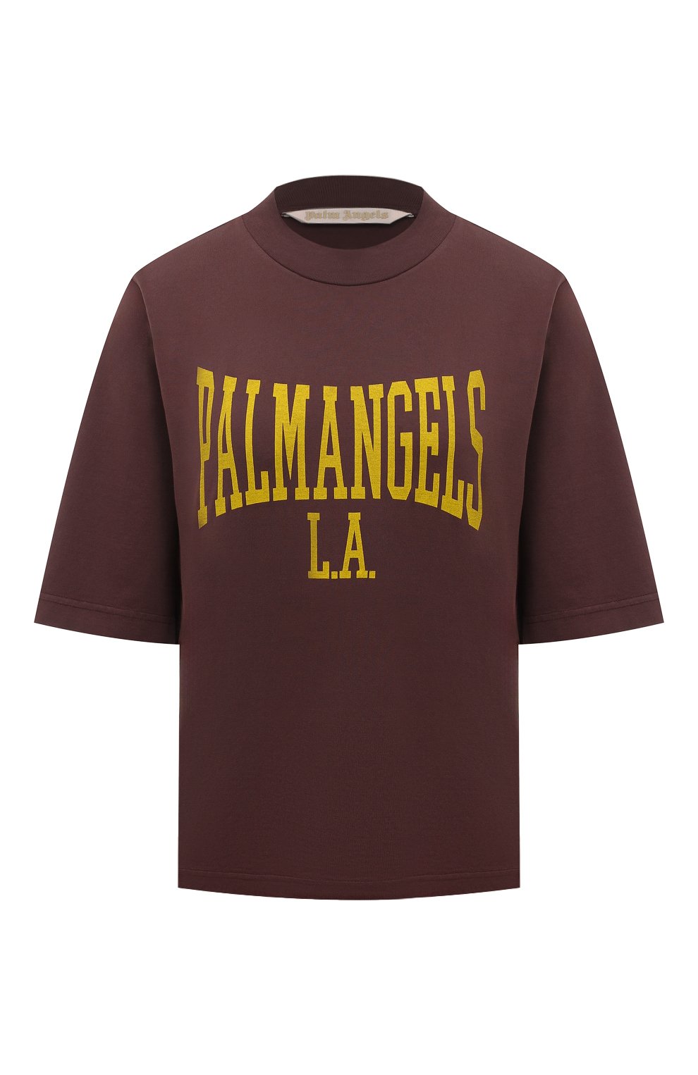 Хлопковая футболка PALM ANGELS, арт. PWAA020F24JER002, фото 1