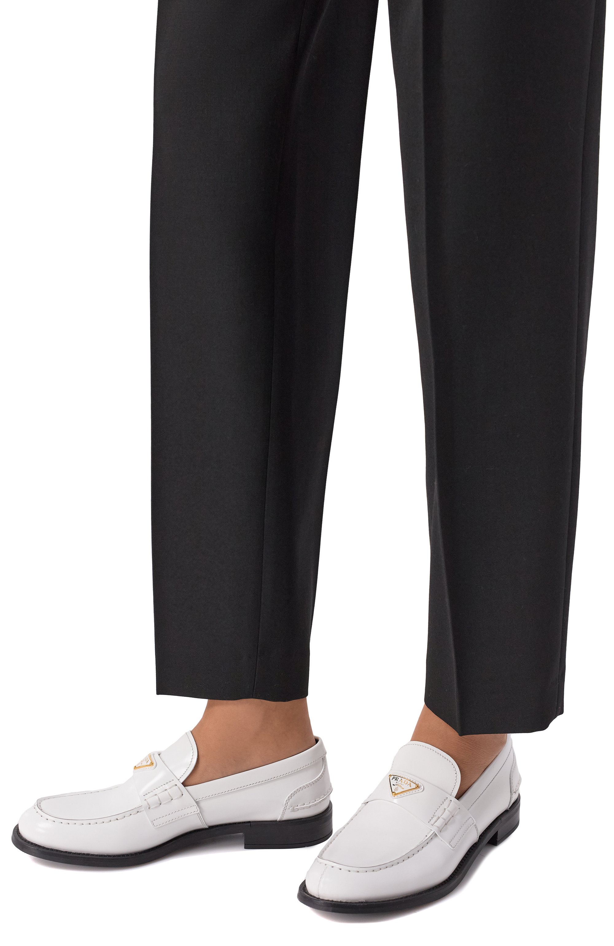 Кожаные лоферы PRADA, арт. 1D813N/055, фото 2